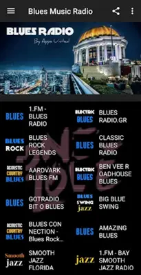 Blues music radio android App screenshot 10