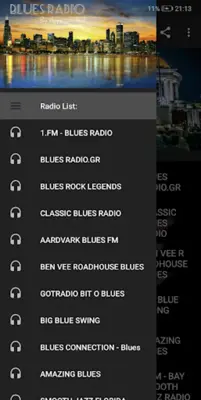 Blues music radio android App screenshot 11