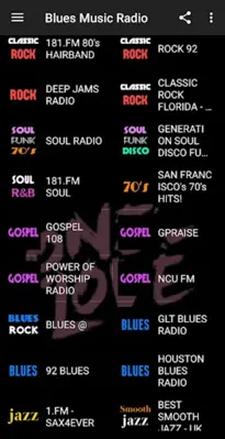 Blues music radio android App screenshot 6